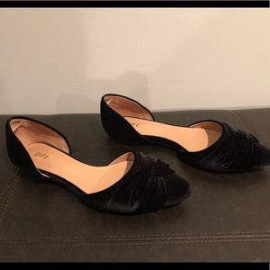 J Jill Black Velvet Dorsey Flats - never worn!
